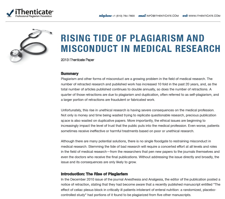 ithenticate plagiarism software free download